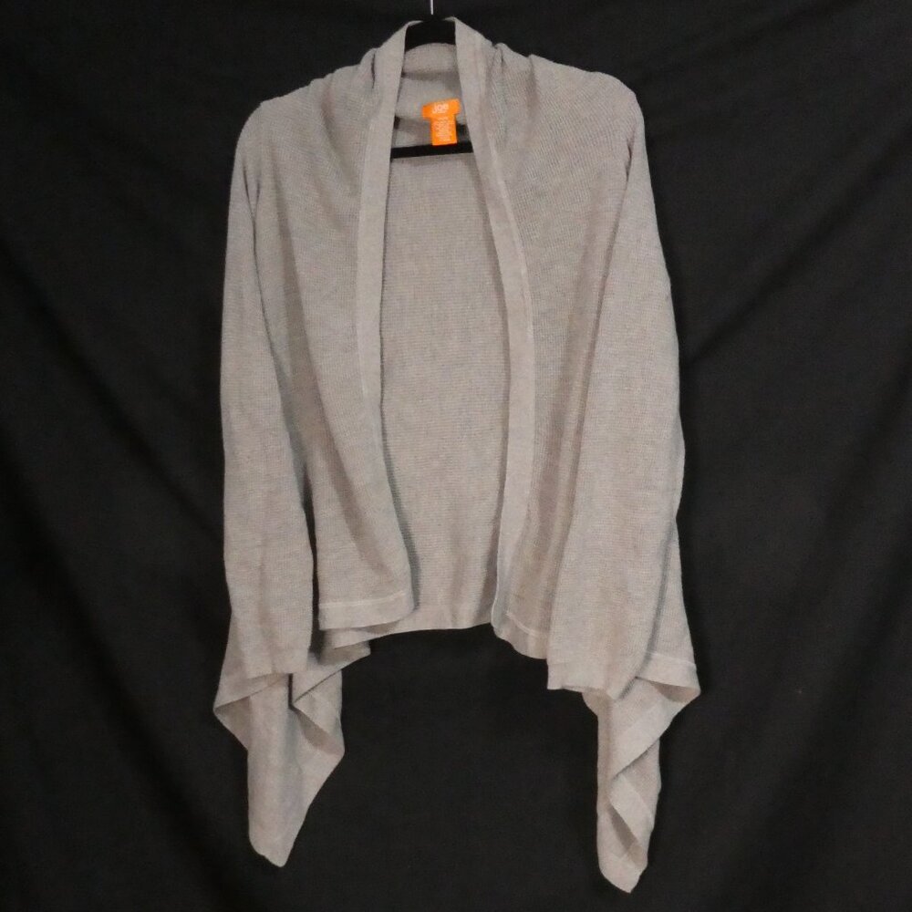 JOE FRESH | medium | Elegant Grey Waffle Knit Open Front Cardigan | NWOT